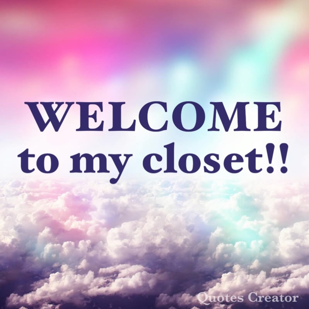 Welcome to my closet!!